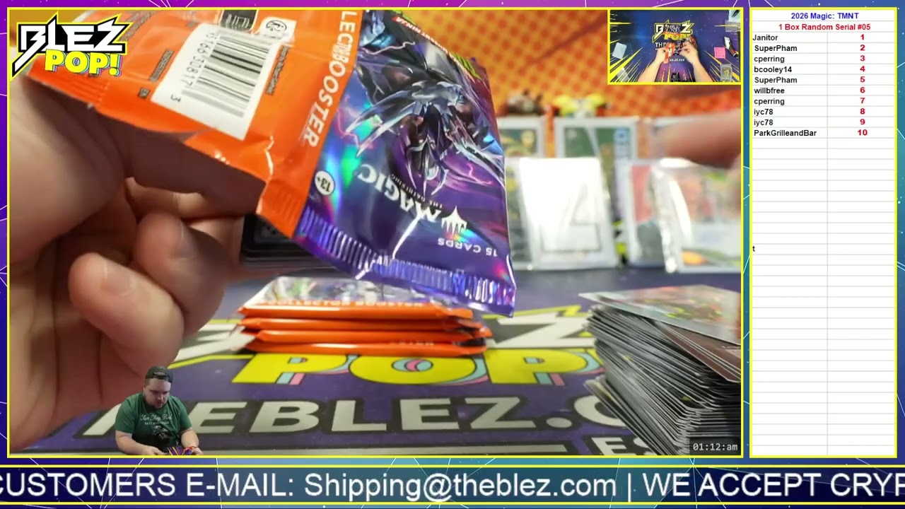 2026 Magic The Gathering TMNT 1 Box Random Serial #05