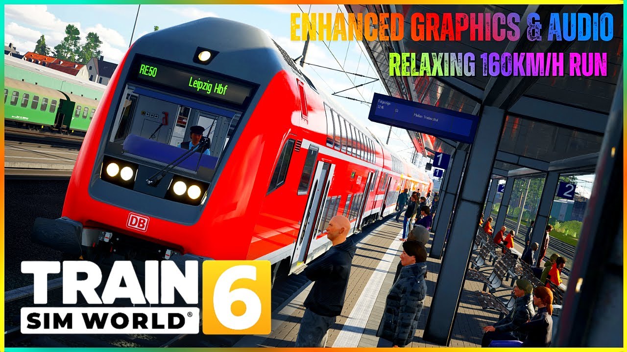 Relaxing 160km/h Run: Enhanced Dresden-Leipzig | TSW6 Live