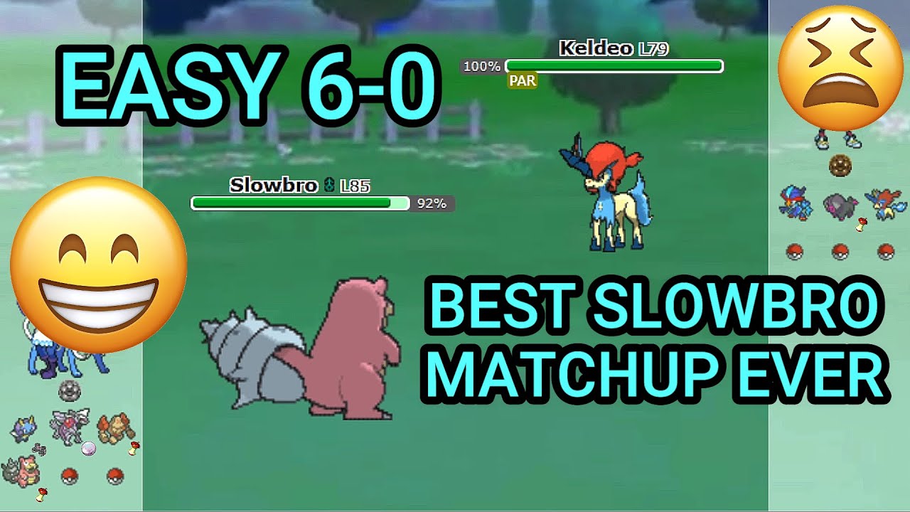 The Perfect Slowbro Matchup! (Pokemon Showdown Random Battles) (High Ladder)
