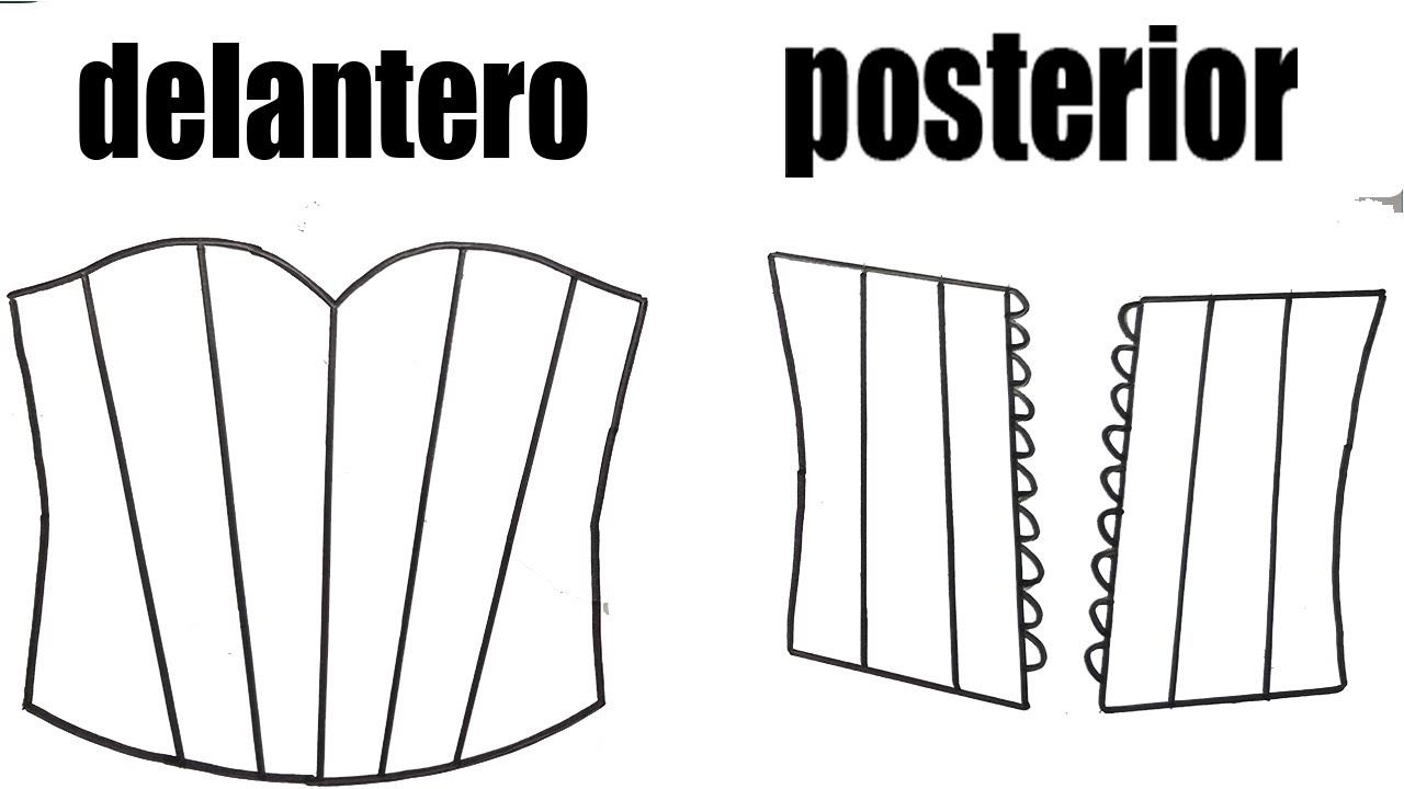 corset con pinzas inclinadas, un masterclass