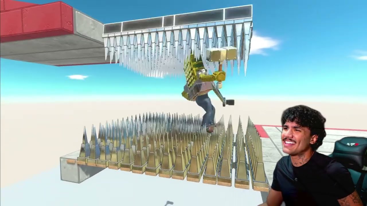 Fuja da LUVA COM ESPINHOS GIGANTE! 🥊 - Animal Revolt Battle Simulator