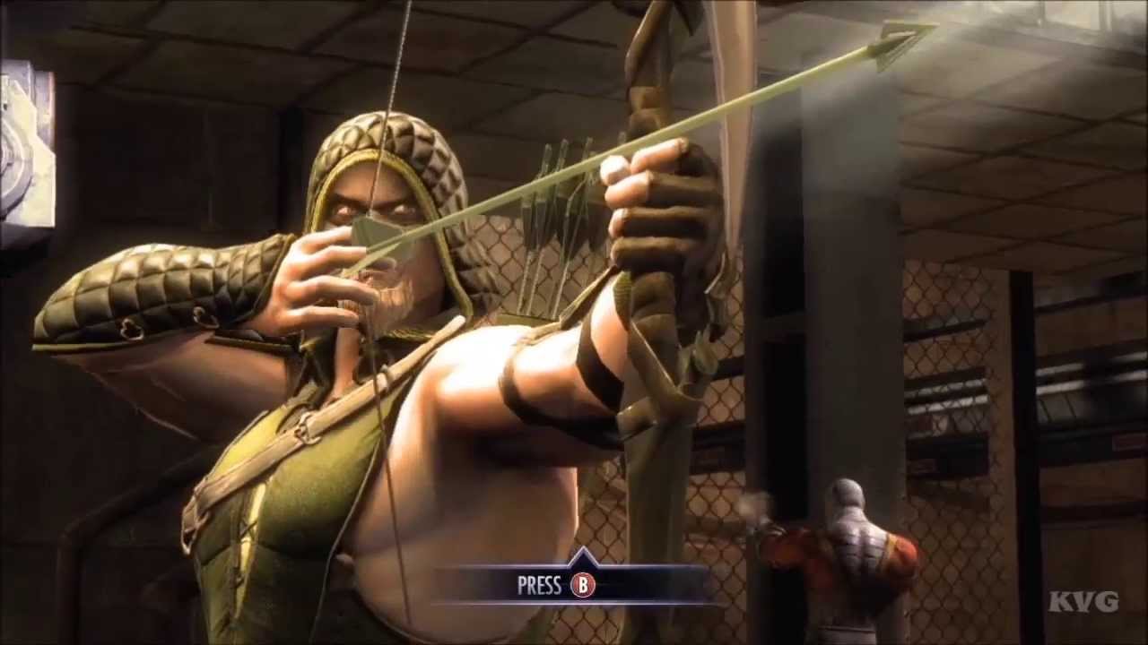Injustice: Gods Among Us - Batman VS Green Arrow (Story Battle 31) [HD]