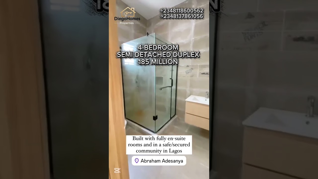 4 Bedroom Semi-Detached House for Sale | Citadel Oasis Ajah Lagos | Luxury Homes Nigeria 2025