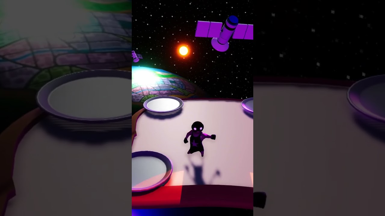 Gang Beasts Space Map #shorts #gangbeasts #gangbeastsfunnymoments #gangbeastsupdate #gangbeast #fyp