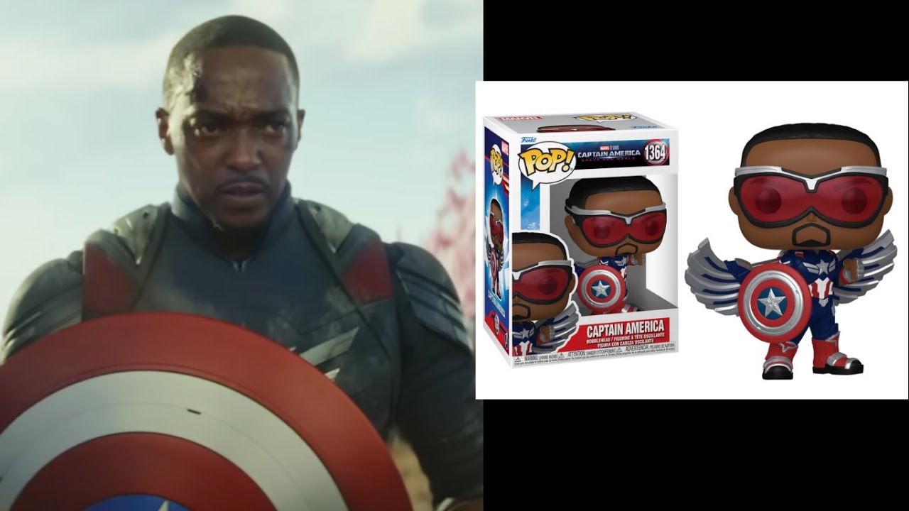 Funko Pop Marvel: Captain America Brave New World - Captain America Overview