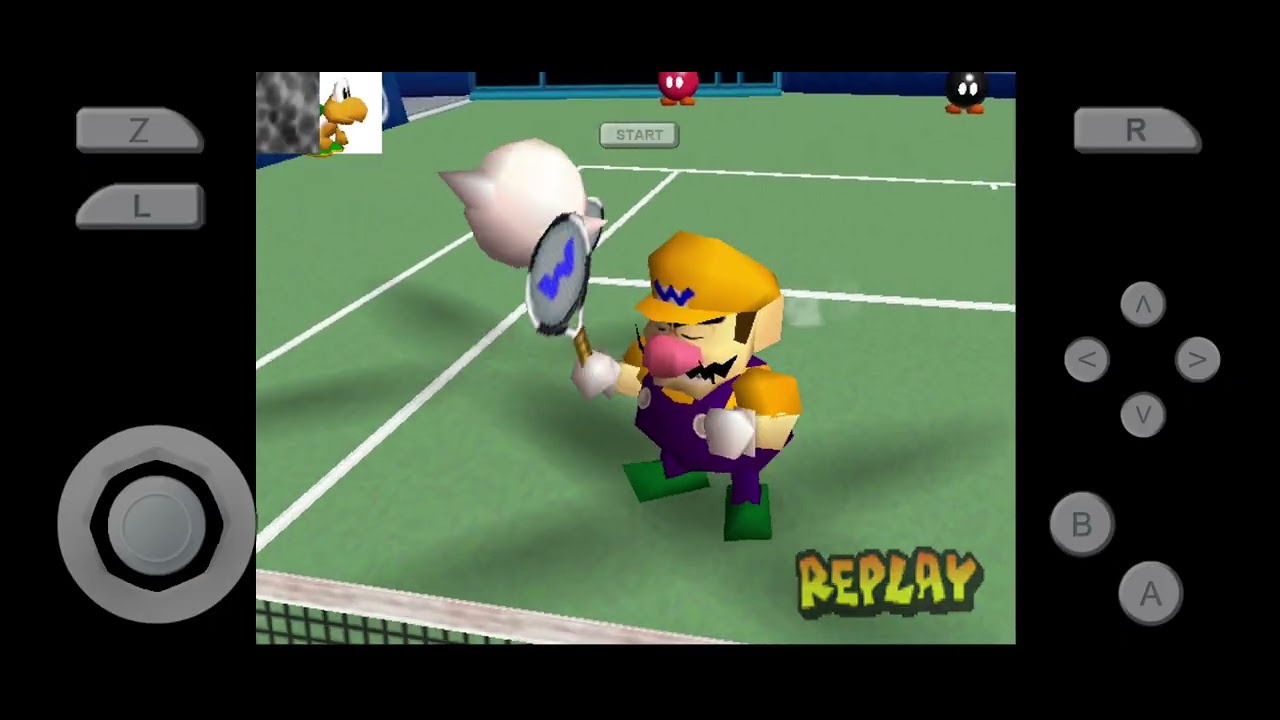 mario tennis n64 mushroom cup doubles m64 plus fz