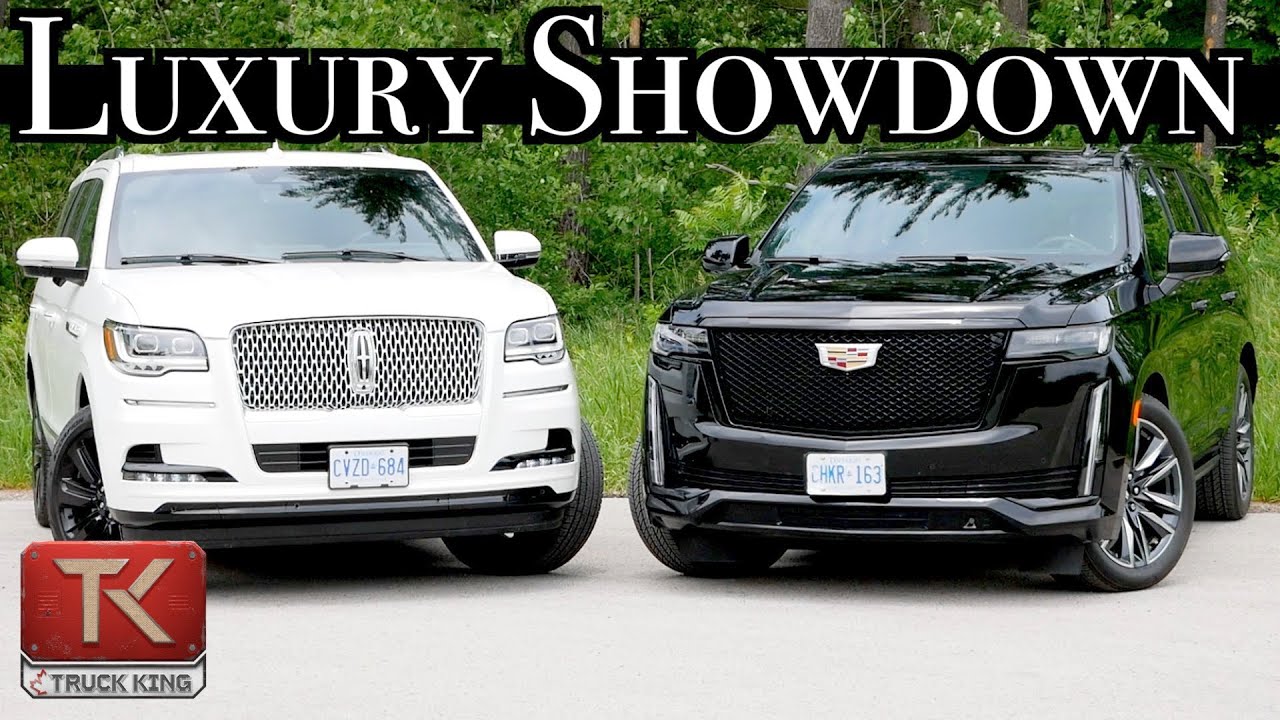 Cadillac Escalade против Lincoln Navigator — какой американский люкс-барж действительно лучше?