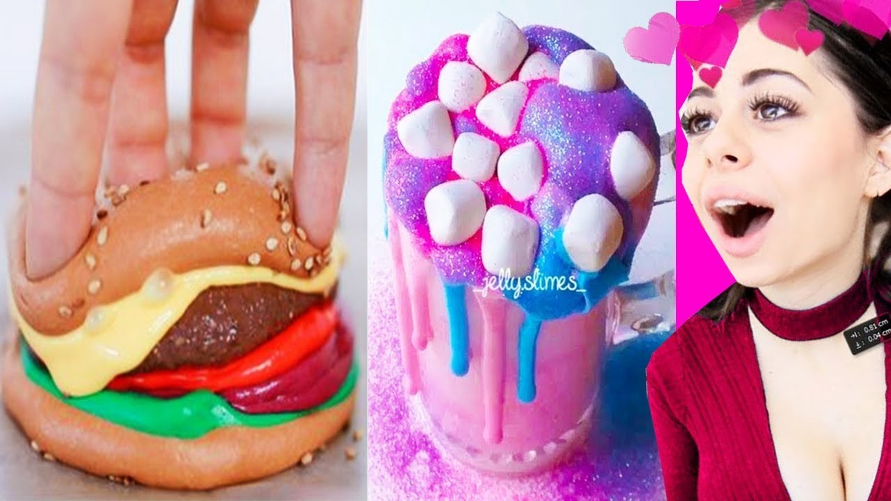 FOOD SLIME - Oddly Satisfying Video Compilation - ASMR, Slime Pressing and more!