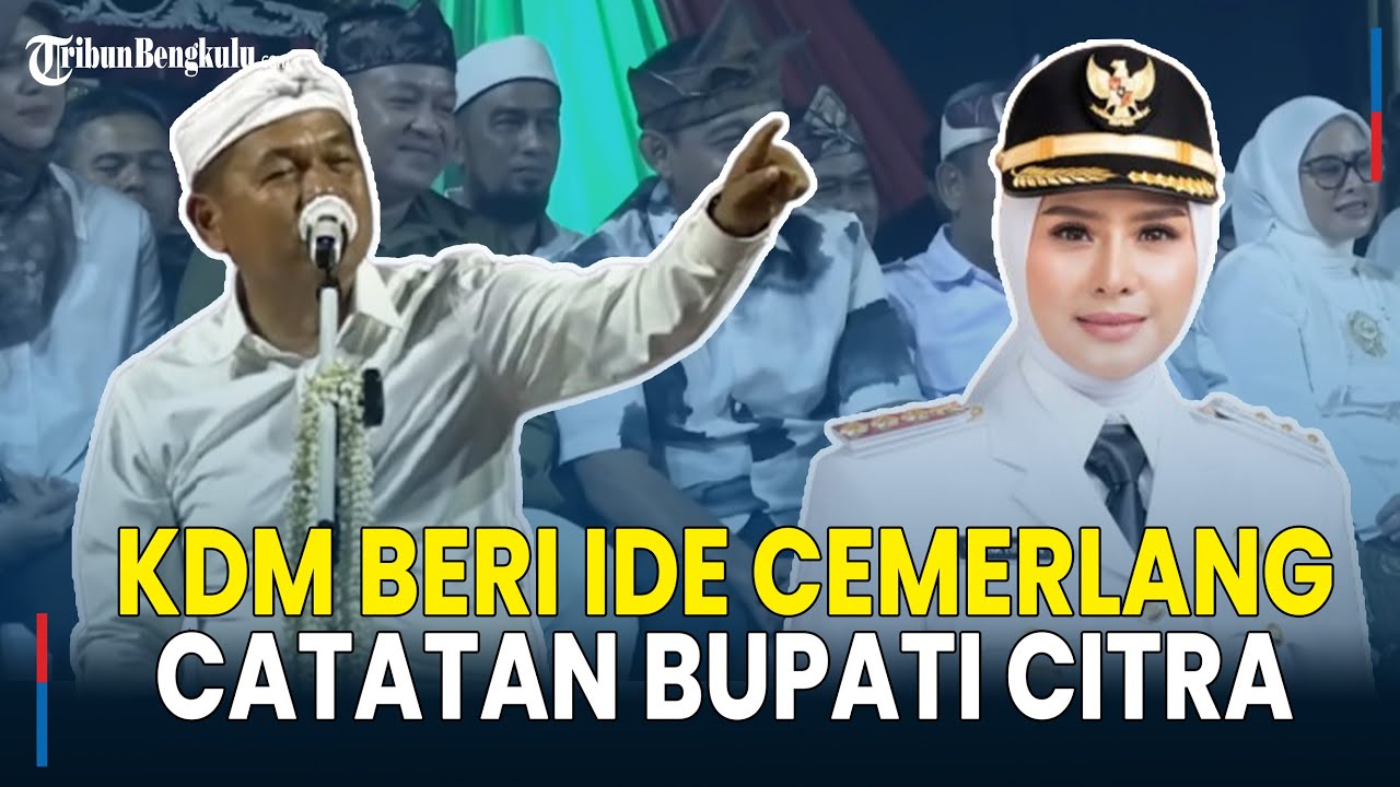[Full] Pidato Petuah Jitu Dedi Mulyadi, Bupati Citra Pitriyami Dikasih Paham Ciri Khas Pangandaran