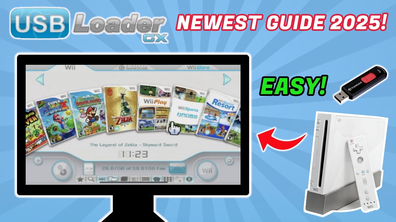 Play Wii and GameCube Games off your USB Drive! (USB Loader GX Tutorial Easy! for Beginners 2025)