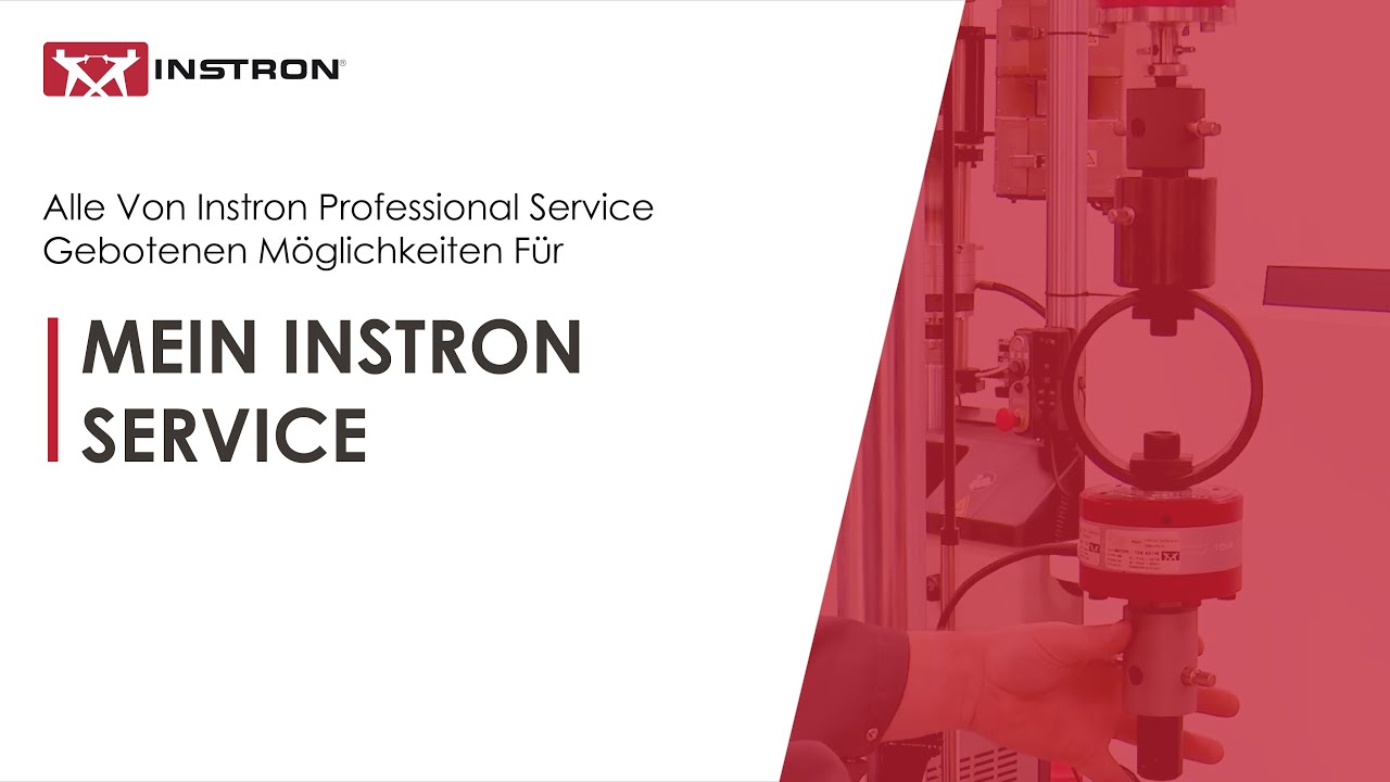 Instron® Professional Services | Mein Instron Service
