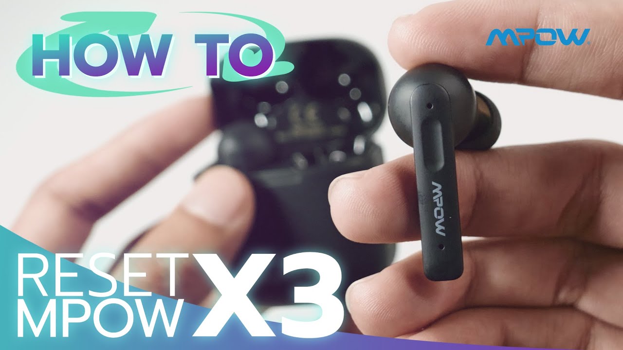 How To Reset Mpow X3 True Wireless with ANC By Soundproofbros