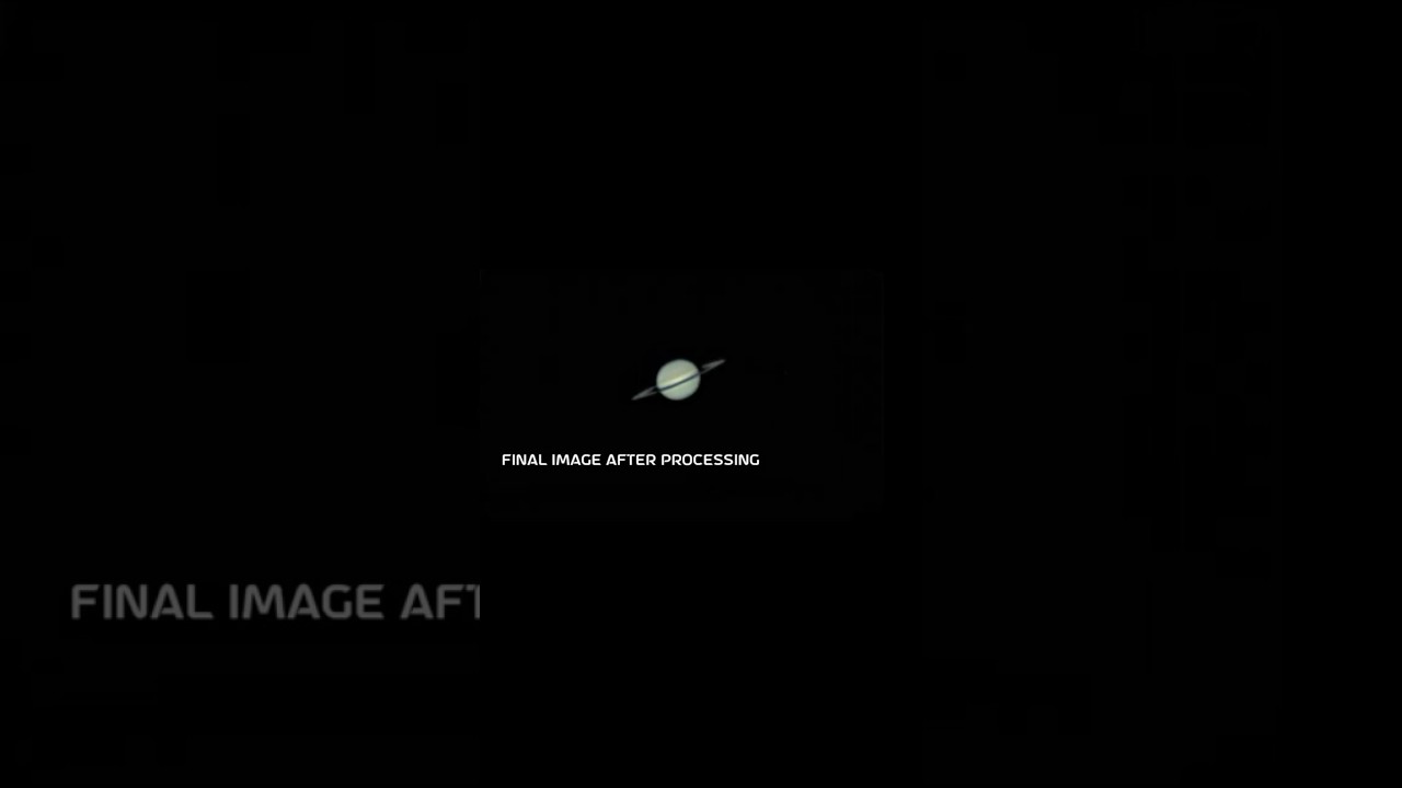 Saturn through telescope Celestron NexStar 8SE