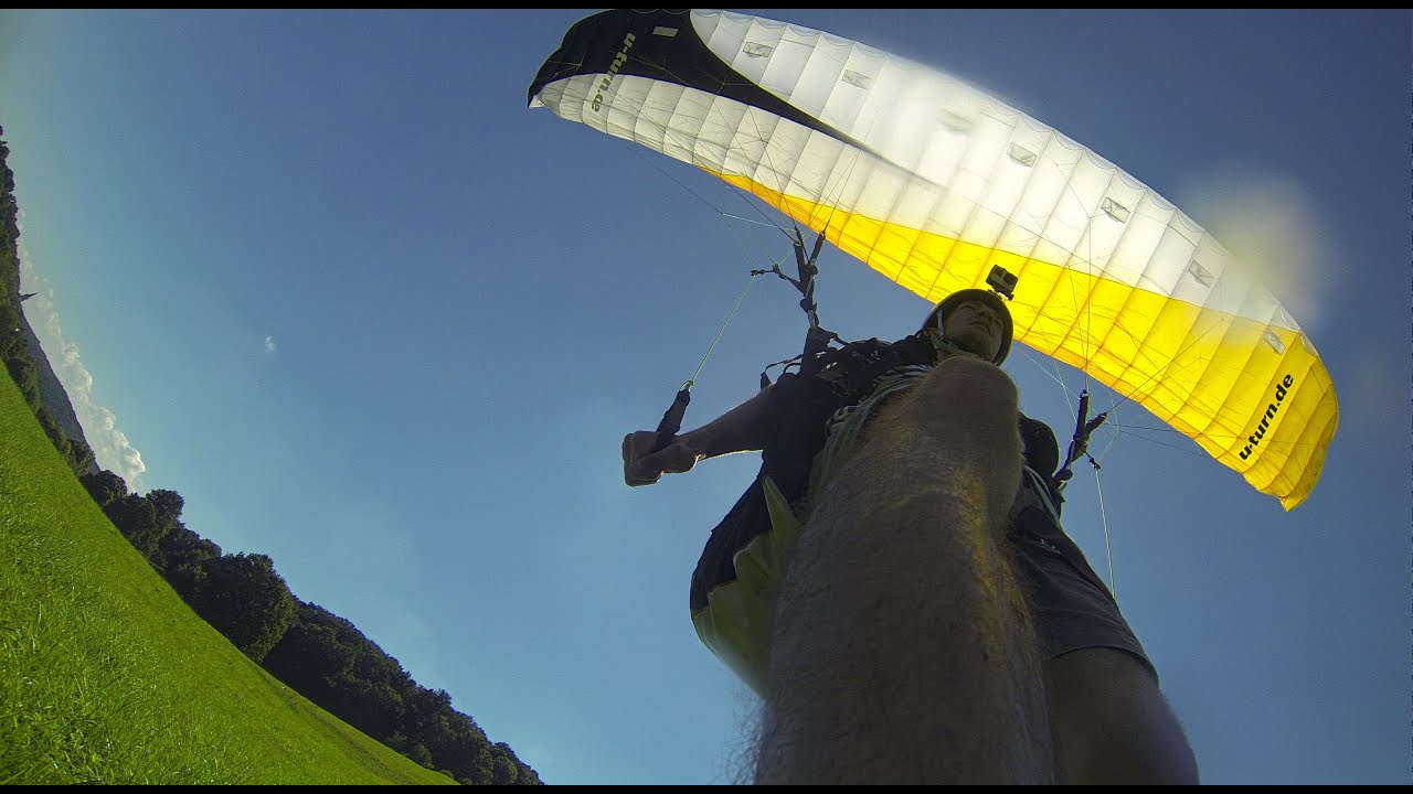 Gleitschirm Grundkurs - Glidezeit Flugschule Tübingen / Gopro 4