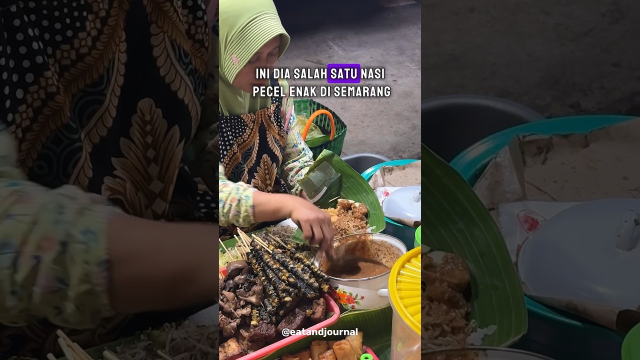 Nasi pecel paling mahal di Semarang? #kulinersemarang #makanansemarang #semarang #shortsvideo #dj