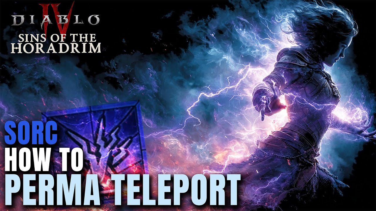 How to PERMA TELEPORT on Sorc Season 9 Diablo 4