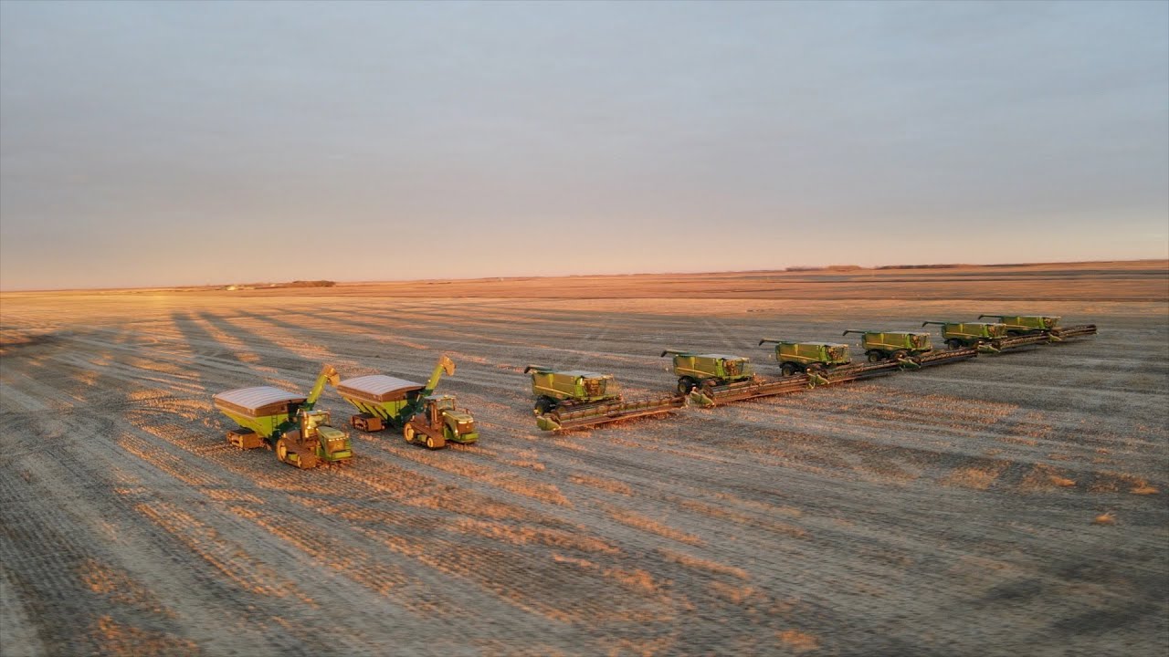 Mähdrescher XXL in Canada 🇨🇦 mit John Deere Power