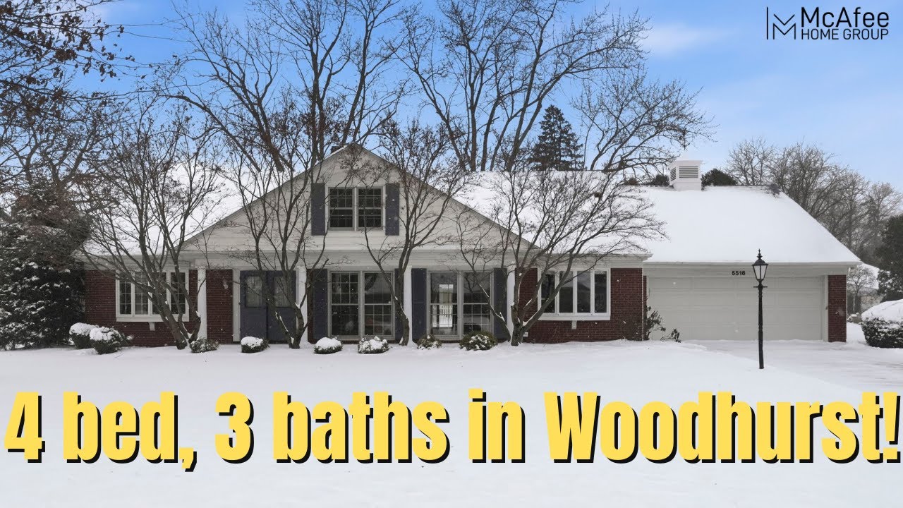 4 bedroom, 3 bathroom home in Woodhurst!