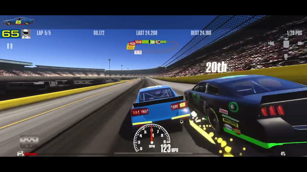 Playing stock cars