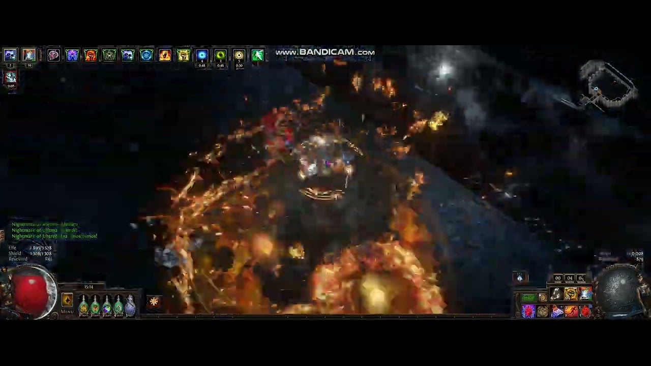 Trickster Explosive trap of shrapnel vs T17 Cirtadel bossfight