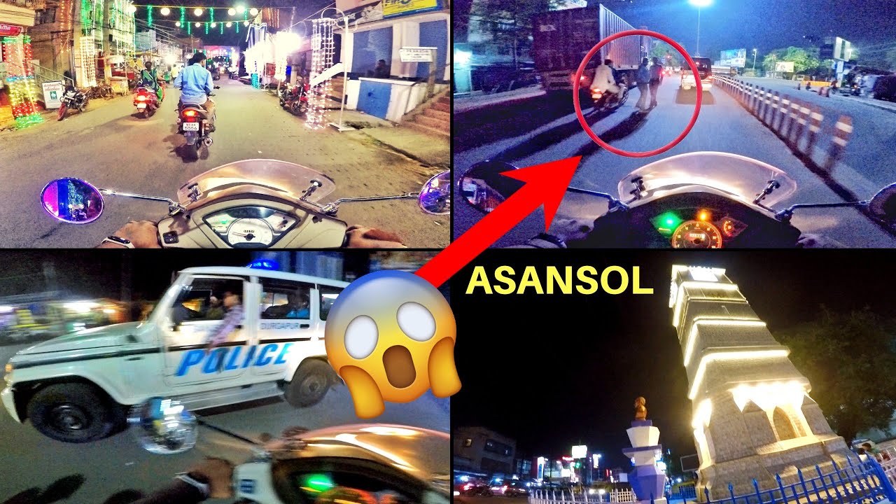 Chand Raat The day Before EID at Asansol | Roaming in the City at Night Police Checking