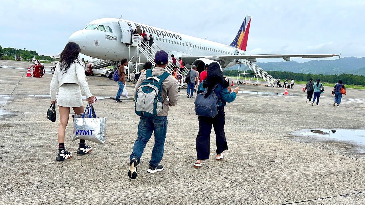 Philippine Airlines PR 2998 | Замбоанга — Манила | Поздний дневной рейс PAL | Полёт на самолёте