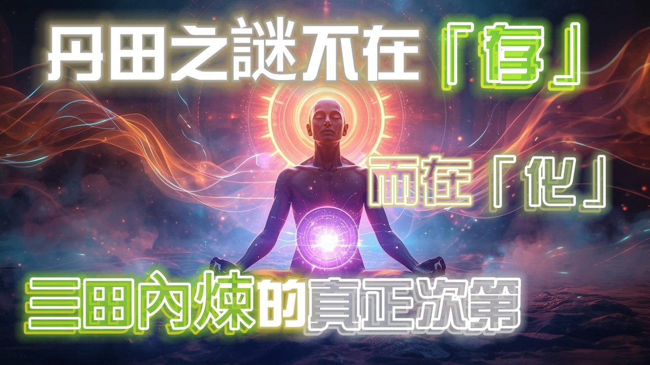 丹田之謎不在「存」，而在「化」&mdash;&mdash;三田內煉的真正次第///#道家靜功#健康壽命#長壽秘訣#養生靜功#靜心冥想#內功修煉#身心平衡#道家養生#增壽之道