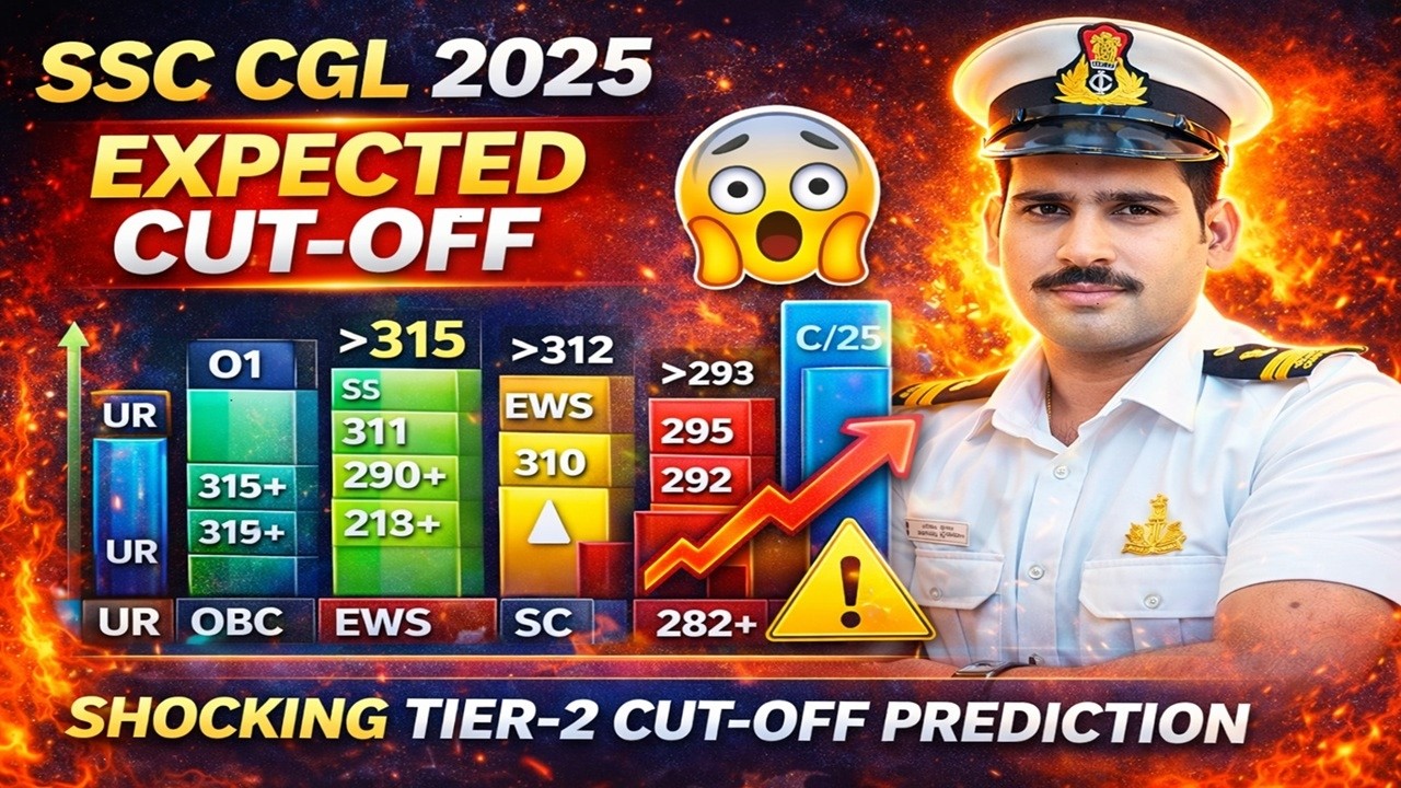 SSC CGL 2025 Expected Cut Off(Genuine)🔥|Safe Score & Analysis | Category Wise #ssc #ssccgl#sscexam