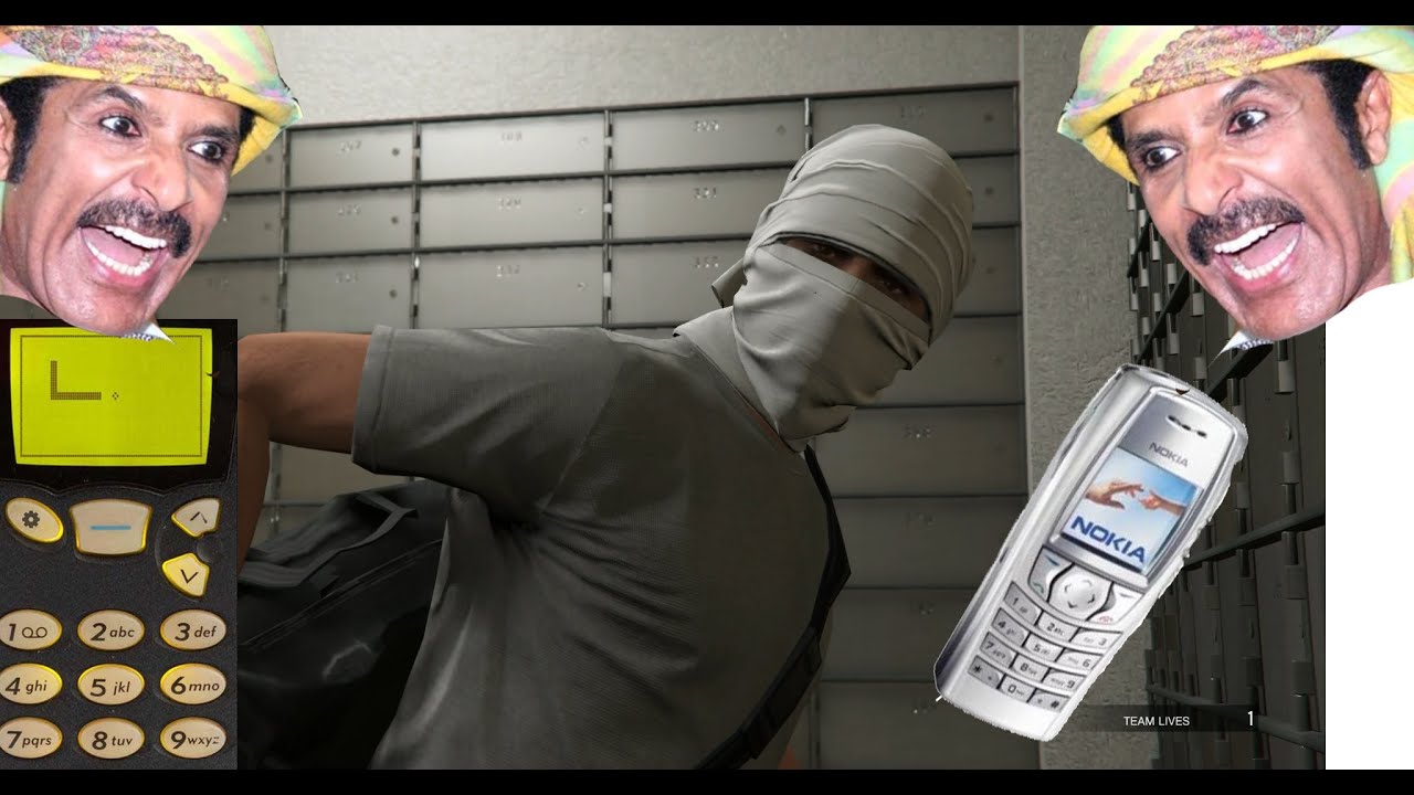 مهمة سرقة البنك مع عصابة الطحاطيح GTA V