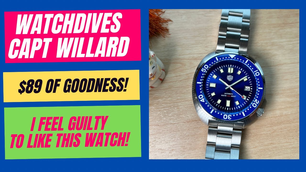 Watchdives WD6105 Capt Willard Homage - I feel so guilty liking this watch!