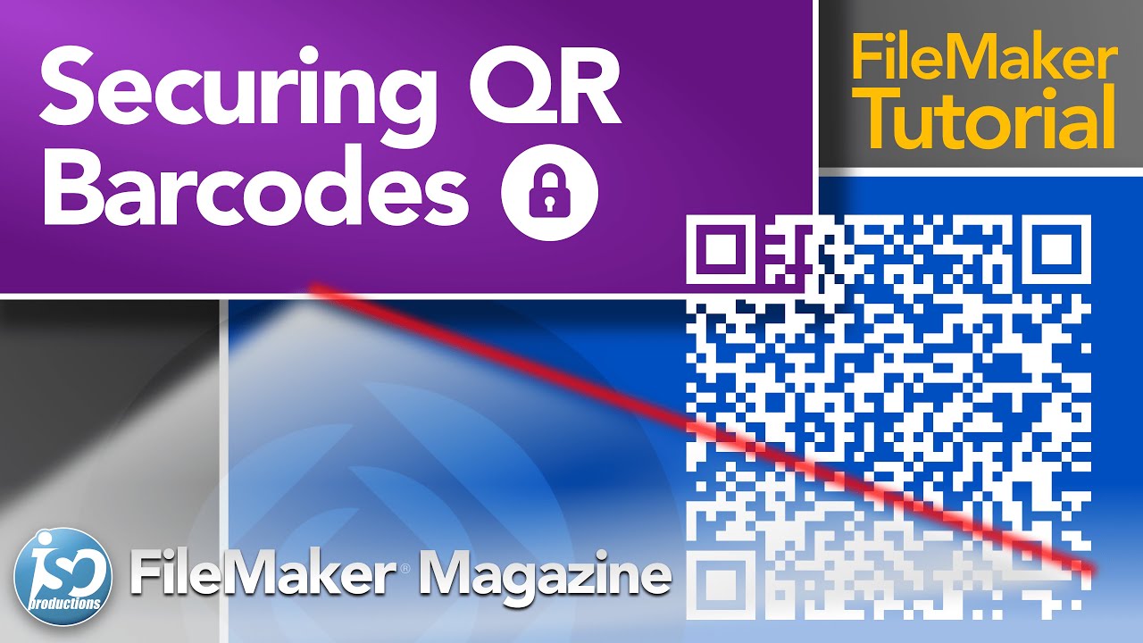 Securing QR Barcodes within FileMaker Pro