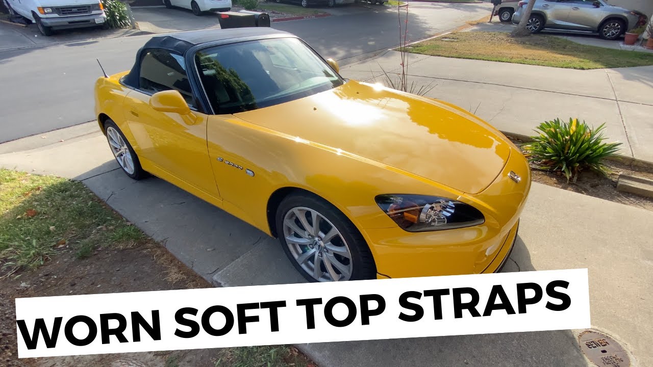 Common Problems - Worn Soft Top Straps | Honda S2000