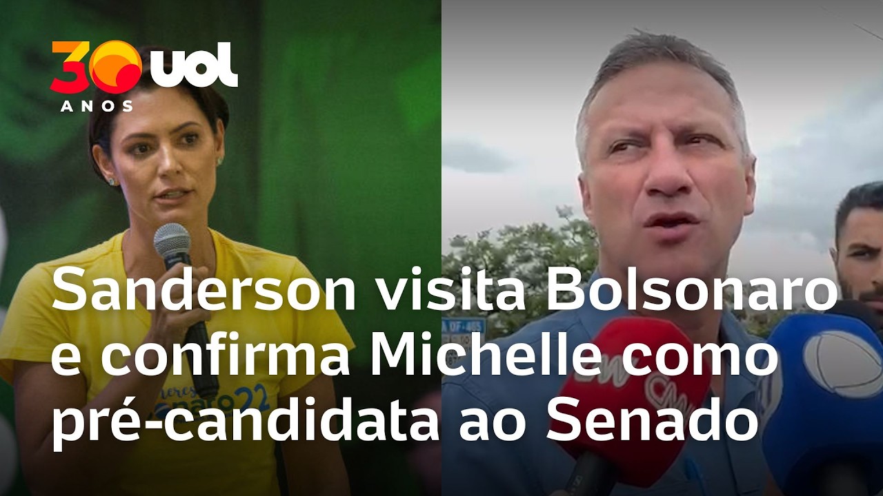 Deputado visita Bolsonaro na Papudinha e confirma Michelle e Bia Kicis como pré-candidatas ao Senado