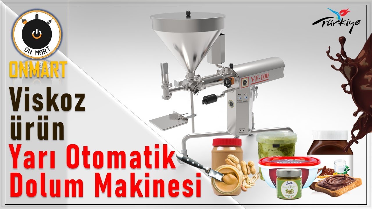 Fındık  ve Çikolata Kreması Dolum makinesi