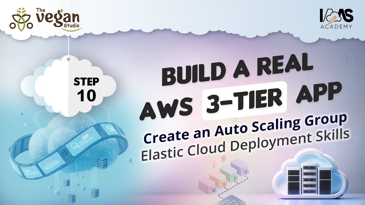 Vegan Studio AWS Project | Step 10: Launch Templates & Auto Scaling Deployment