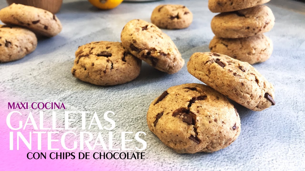 GALLETAS INTEGRALES CON CHIPS DE CHOCOLATE | Sin Manteca