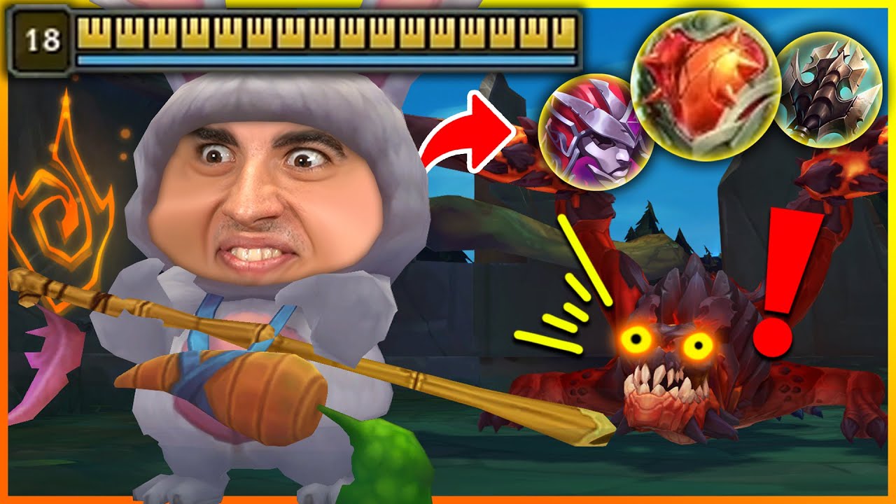 💀¡El *NUEVO TEEMO HIPER GIGANTE* hace LLORAR a ESTE JAYCE al VER que ES INMORTAL con su NUEVA BUILD!