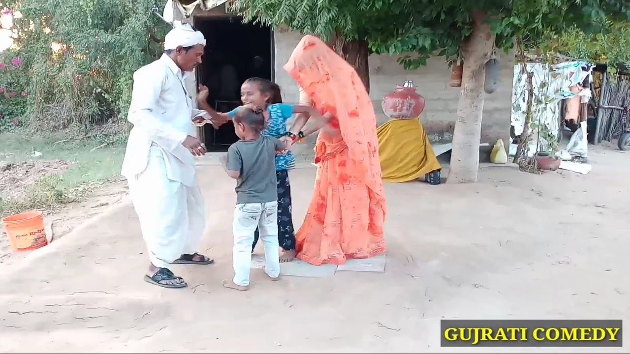 શોતેલી મા નો ત્રાસ।  Gujarati comedy video ।। Riyaba vaghela comedy video । Jitukaka comedy video