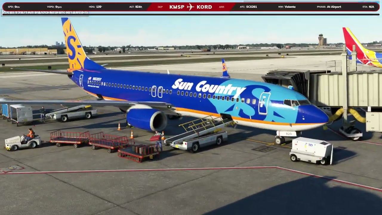 VATSIM | Sun Country Ops | KMSP-ORD-MSP | FlightBeam MSP