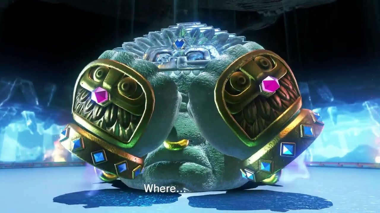 Going into a hole in Super Mario Odyssey
