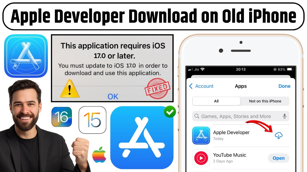 Apple Developer App Requires iOS 17.0 or Later 100% Fixed | Download Apple Developer on Old iPhone