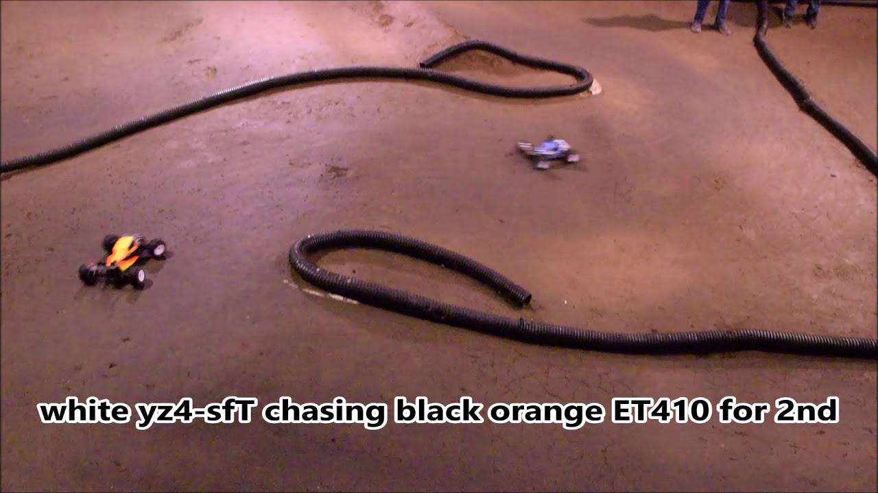 Amazing R/C Race | ET410 vs VT64 vs YZ4-SFT | 1/10 Truggy A-Main