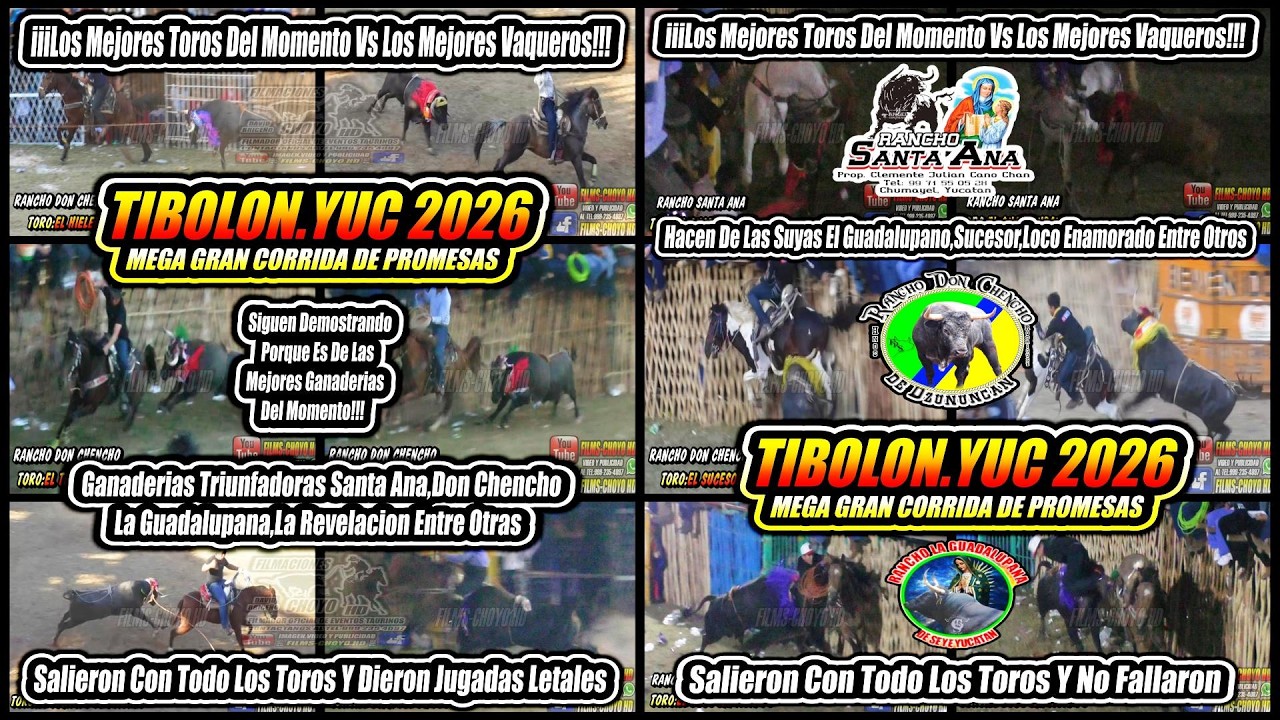 🔥🎊TIBOLON.YUC 2026🎊🔥GRANDIOSA CORRIDA DE PROMESAS DOMINGO 01 DE FEBRERO MEGA EVENTO 🤠🔥