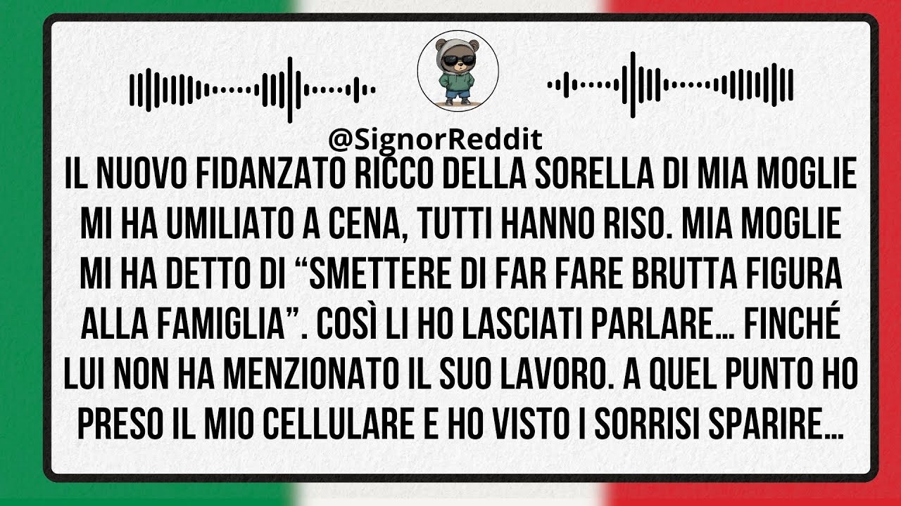 Il fidanzato ricco di mia cognata mi umilia a cena, tutti ridono… poi se ne pentono.