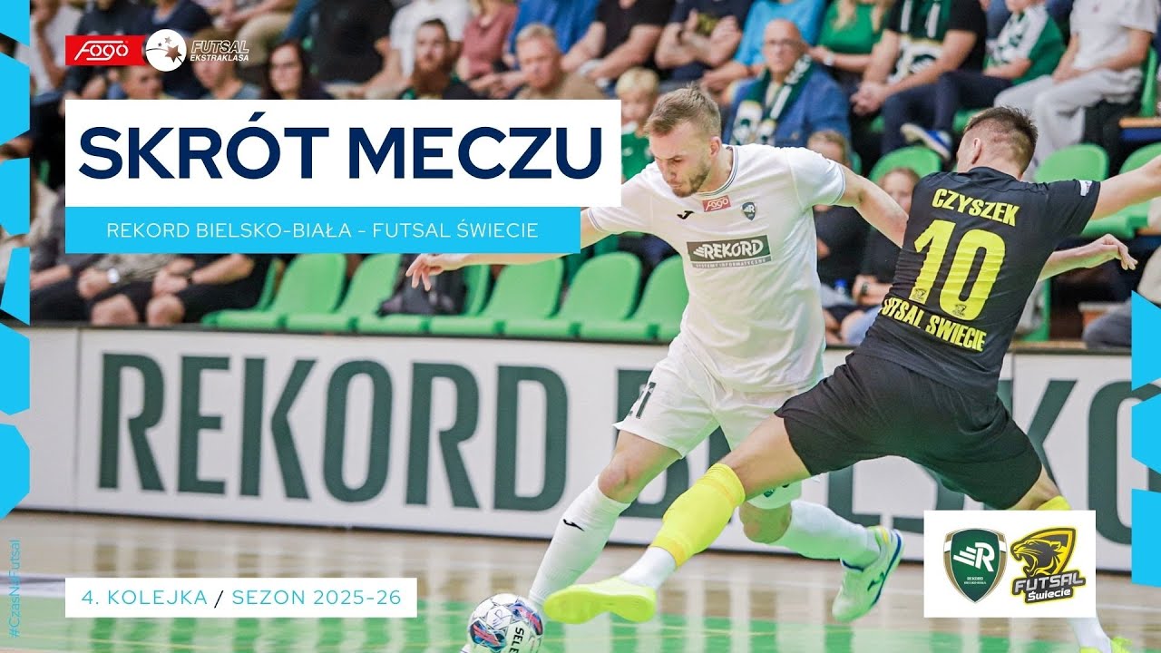 Rekord Bielsko-Biała - Futsal Świecie 4:4 | SKRÓT | 4. kolejka (2025/26)