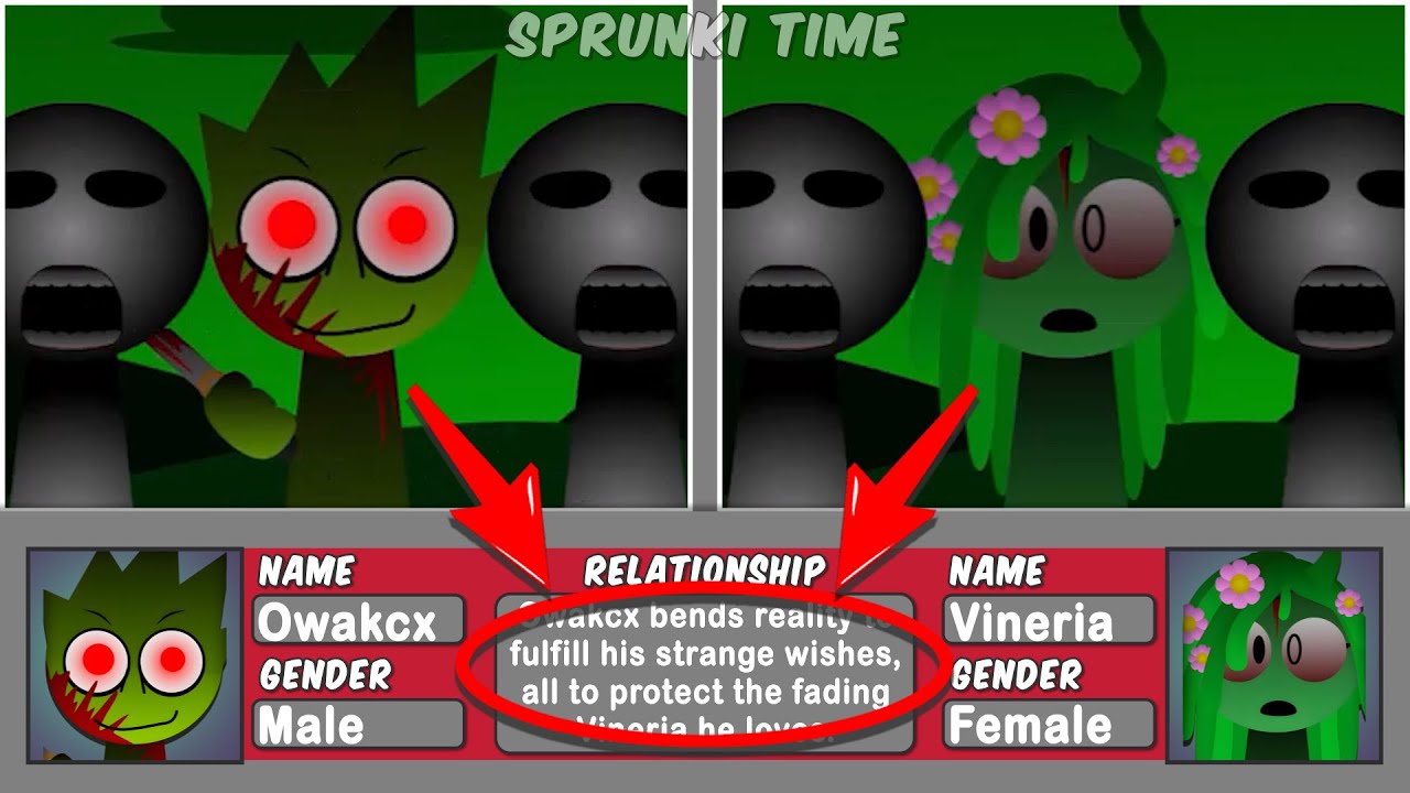 Sprunki Betters And Loses anti shifted - NEW UPDATE (RELATIONSHIPS) |ALL Characters Relationships