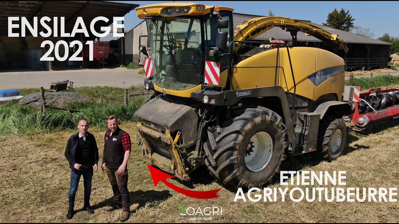 🍀 ENSILAGE 2021 chez ETIENNE AGRIYOUTUBEURRE ! 💪🐄