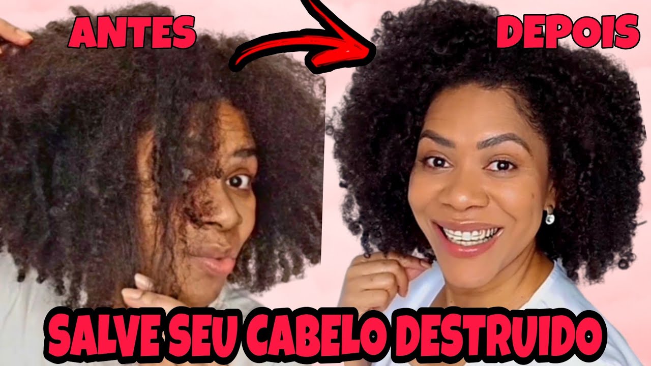 ROTINA CAPILAR/ RECEITINHA/ SALVANDO UM CABELO CRESPO.