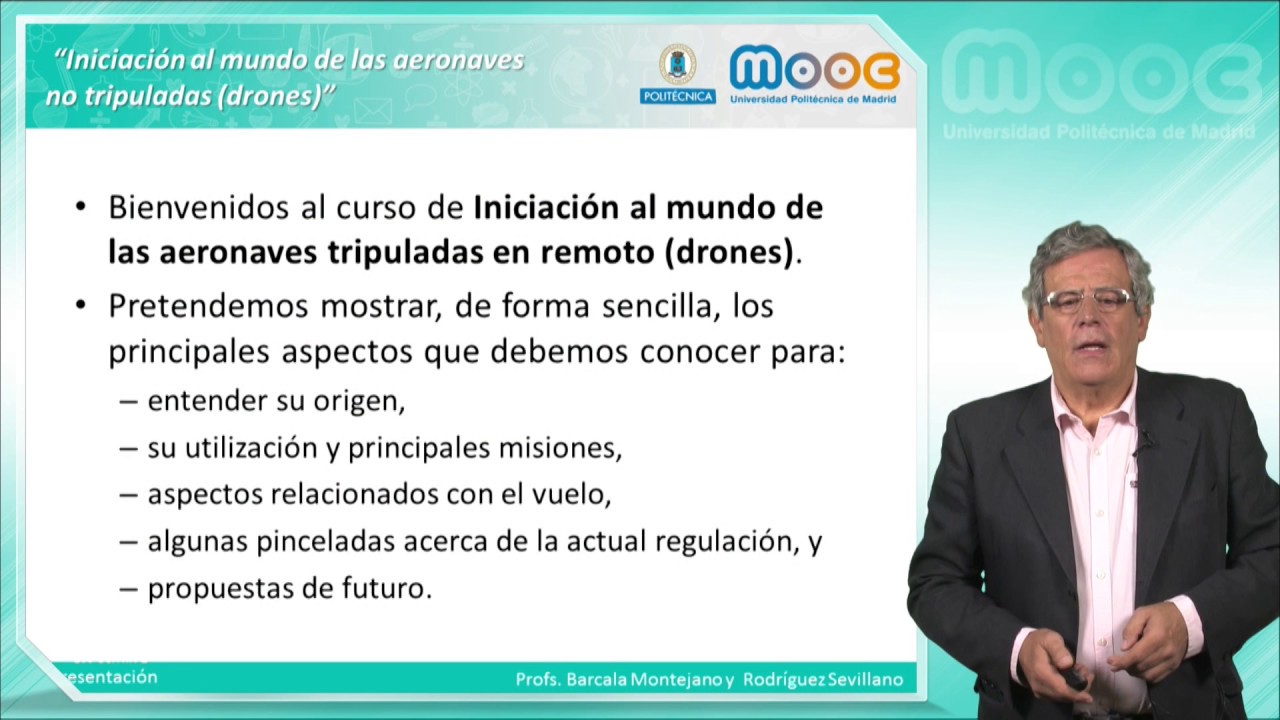 MOOC Drones: Presentación del curso