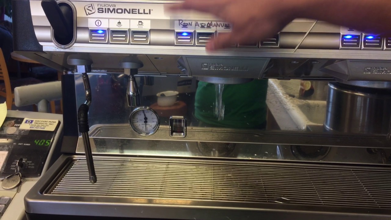 Simonelli Appia II Button Error